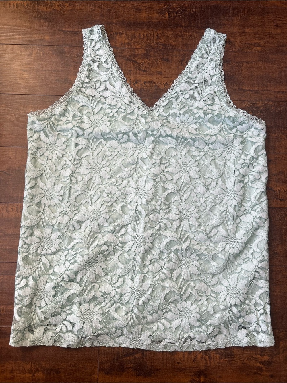 Torrid Mint Green Lace-Trim Camisole